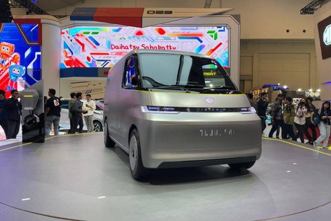 Daihatsu menciptakan sebuah prototype yang menarik perhatian,  Vizion-F di GIIAS 2023.  Foto: Sena Pratama/kumparan