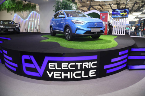 Mobil MG ZS EV di GIIAS 2023 di ICE BSD Tangerang, Sabtu (12/8/2023). Foto: Aditia Noviansyah/kumparan