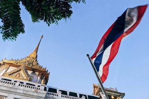 Ilustrasi posisi negara Thailand dari Indonesia. Foto: Unsplash/Markus Winkler