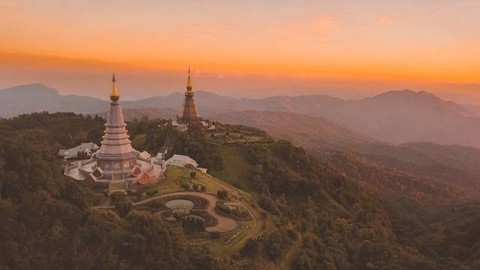 Ilustrasi posisi negara Thailand dari Indonesia. Foto: Unsplash/Bharath Mohan