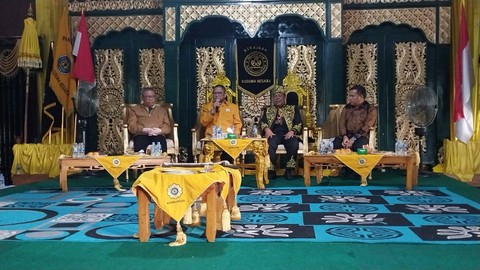 OSO ketika memberikan sambutan. Foto: Dina Mariana/Hi!Pontianak