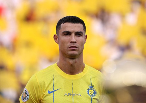 Cristiano Ronaldo jelang laga Al Hilal vs Al Nassr dalam final Arab Club Champions Cup di King Fahd Stadium, Taif, Arab Saudi, pada Sabtu (12/8) malam WIB. Foto: REUTERS/Stringer
