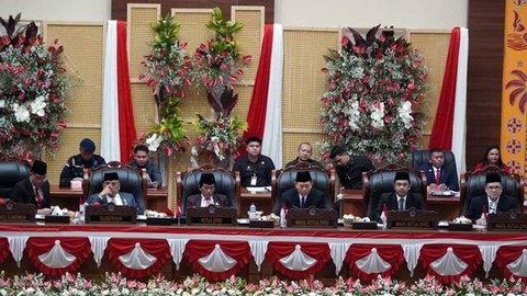 Rapat Paripurna Istimewa DPRD Sulawesi Utara dalam rangka mendengarkan pidato Presiden Republik Indonesia pada sidang tahunan MPR-RI dan sidang bersama DPR RI dan DPD RI tahun 2023, Rabu (16/8).