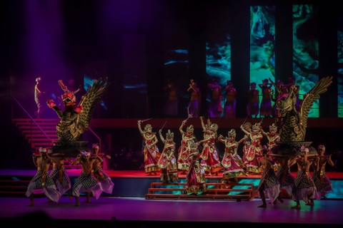 Pagelaran Sabang Merauke 'Pahlawan Nusantara' yang diselenggarakan pada 19 dan 20 Agustus 2023 di JIExpo Theatre, Jakarta. Foto: Jamal Ramadhan/kumparan