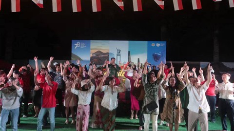 Meriahnya perayaan HUT RI ke-78 di Beijing Foto: Dok. Istimewa