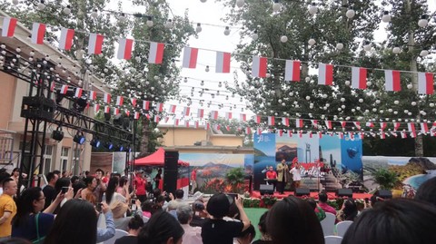 Meriahnya perayaan HUT RI ke-78 di Beijing Foto: Dok. Istimewa