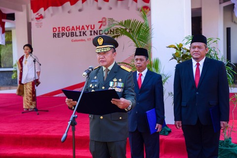 Perayaan HUT RI ke-78 di Kolombo Sri Lanka. Foto: Dok. KBRI Kolombo