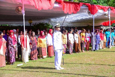 Suasana upacara perayaan HUT RI ke-78 di Kolombo Sri Lanka. Foto: Dok. KBRI Kolombo