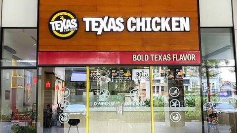 Suasana gerai texas chicken. Foto: IG/@texasindonesia