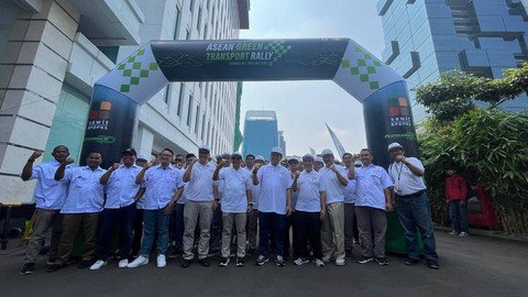 Prosesi Pelepasan ASEAN GTR 2023 di kantor Kementerian ESDM, Minggu (20/8/2023).  Foto: Fariza Rizky Ananda/kumparan