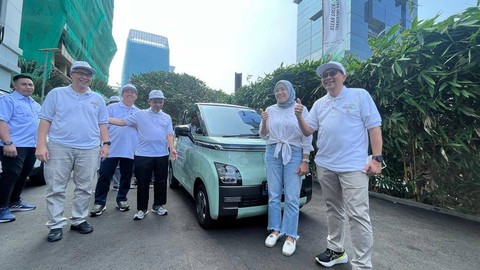 Prosesi Pelepasan ASEAN GTR 2023 di kantor Kementerian ESDM, Minggu (20/8/2023).  Foto: Fariza Rizky Ananda/kumparan