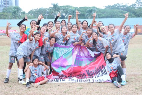 Putri Tangsel, juara ASBWI Cup U-15 Nasional 2023. Foto: ASBWI