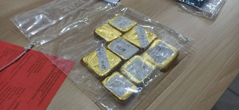 Emas ilegal yang disita Polres Mempawah. Foto: M.Zain/Hi!Pontianak