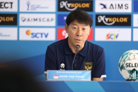 Pelatih Timnas Indonesia, Shin Tae Yong. Foto: PSSI