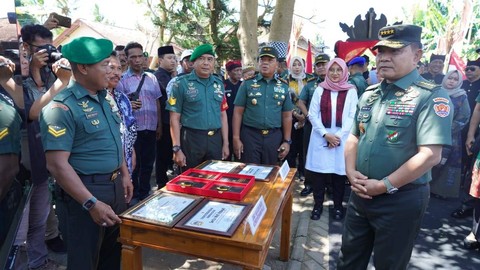KSAD Jenderal TNI Dudung Abdurachman saat melakukan kunjungan ke Banyuwangi, Rabu (23/8/2023). Foto: TNI AD