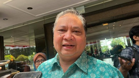 Airlangga Hartarto saat peluncuran Digital Innovation and Sustainable Economy Centre di Shangri La Jakarta, Kamis (24/8/2023). Foto: Fariza Rizky Ananda/kumparan