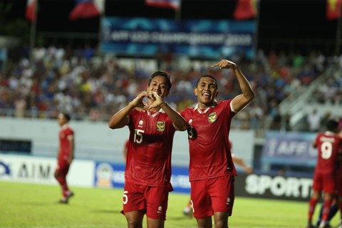 Indonesia vs Thailand di Piala AFF U-23 Foto: PSSI