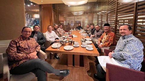 Pertemuan Tim 8 dan bacapres Anies Baswedan di Grand Hyatt, Jakarta Pusat, Kamis (24/8) Foto: Dok. Istimewa