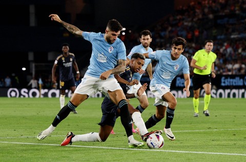 Celta Vigo vs Real Madrid, Sabtu (26/8) dini hari WIB. Foto: Violeta Santos Moura/REUTERS