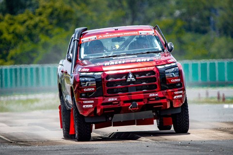 All new Mitsubishi Triton berlaga di AXCR 2023. Foto: dok. Mitsubishi