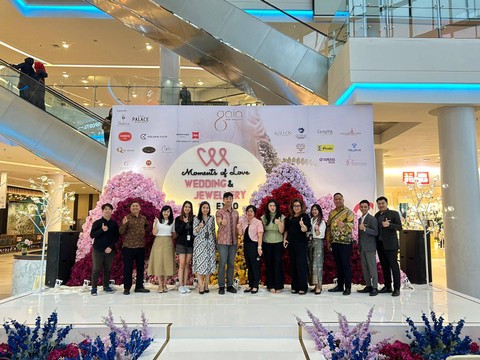 Gaia Mall Pontianak Gelar Wedding dan Jewellery Expo berkonsep Moments of Love. Foto: Dok. Gaia Mall Pontianak