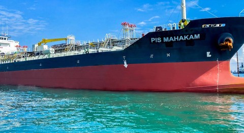 Kapal Mahakam milik PIS. Foto: PIS