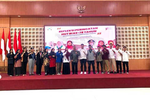 Diskusi memaknai kemerdekaan versi perempuan lintas OKP. | Foto: Bella Sardio /Lampung Geh