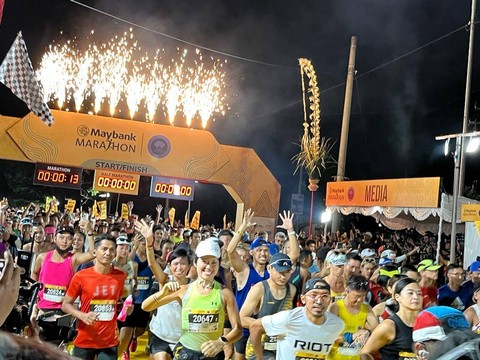 Pelaksanaan Maybank Marathon 2023 di Bali Safari and Marine Park, Gianyar, pada 27 Agustus 2023 Foto: Katondio Bayumitra Wedya/kumparan
