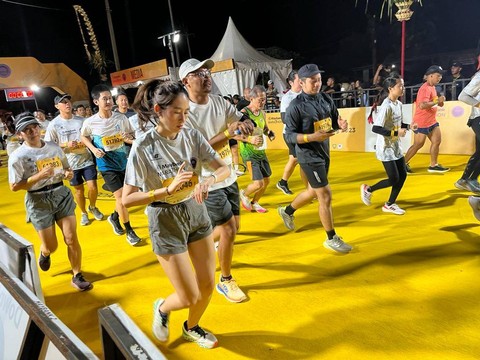 Pelaksanaan Maybank Marathon 2023 di Bali Safari and Marine Park, Gianyar, pada 27 Agustus 2023 Foto: Katondio Bayumitra Wedya/kumparan