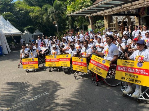 Pelaksanaan Maybank Marathon 2023 di Bali Safari and Marine Park, Gianyar, pada 27 Agustus 2023 Foto: Katondio Bayumitra Wedya/kumparan