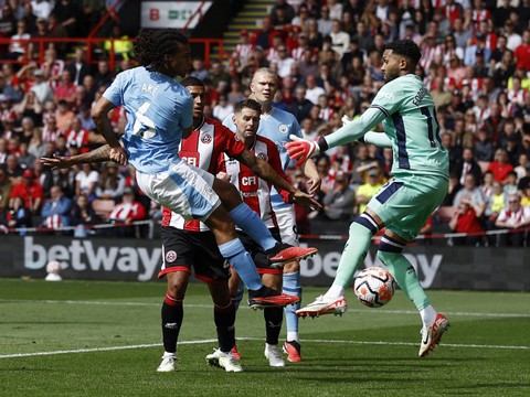 Sheffield United vs Manchester City. Foto: Reuters/Jason Cairnduff