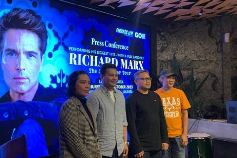 Konferensi pers konser Richard Marx di Jakarta. Foto: Dok. Istimewa