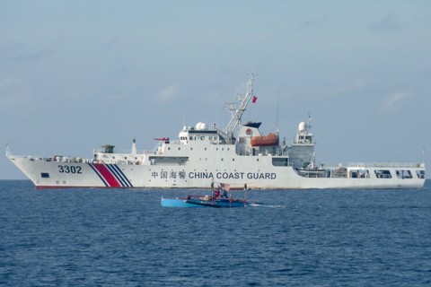 Ilustrasi laut China Selatan. Foto: STR/AFP