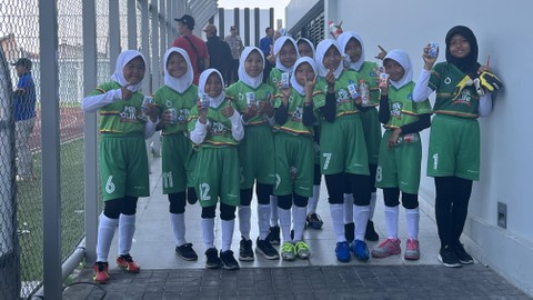 Tim SDN Jambean 2 Pati di MilkLife Soccer Challenge Batch 2. Foto: Antika Fahira/kumparan