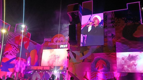Opick tampil di Synchronize Fest 2023, Gambir Expo, Kemayoran, Jakarta Pusat, Sabtu (2/9/2023). Foto: Giovanni/kumparan
