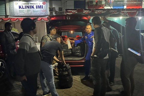 Polisi gagalkan penyelundupan 350 ribu baby lobster di Curug, Tangerang.  Foto: Dok. Istimewa