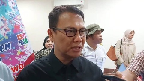 Ketua DPP PDIP Ahmad Basarah di Rumah Relawan Ganjar Pranowo, Jakarta, Selasa (5/9/2023).  Foto: Paulina Herasmaranindar/kumparan