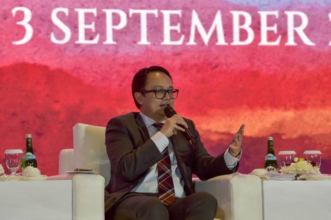 Wamendag Jerry Sambuaga saat ASEAN Investment Forum 2023. Foto: Kemendag RI