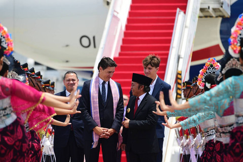 Perdana Menteri (PM) Kanada Justin Trudeau tiba di Tanah Air untuk mengikuti serangkaian pertemuan Konferensi Tingkat Tinggi (KTT) ke-43 ASEAN, Selasa (5/9/2023). Foto: Lukas/Biro Pers Sekretariat Presiden