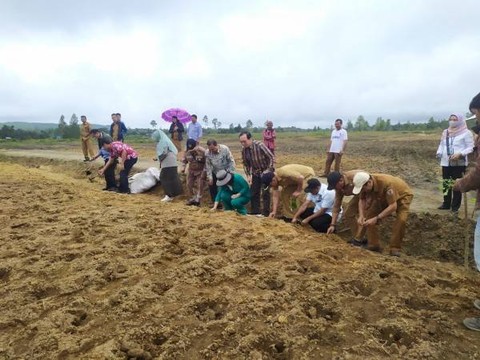 Kementerian PUPR bantu bangun infrastruktur food estate di Humbahas. Foto: Dok. Kementerian PUPR
