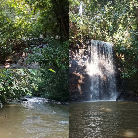 Suasana asri dan alami yang ditawarkan oleh objek wisata Air Terjun Puntang di Desa Wisata Kedang Ipil. Foto: Sultan Arya Syahbana (Dokumentasi Pribadi)