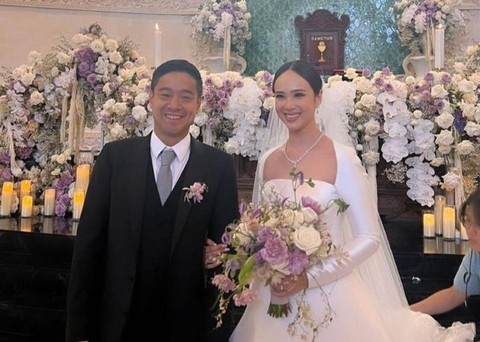 Pamela Bowie resmi menikah. Foto: Instagram @ralineshah