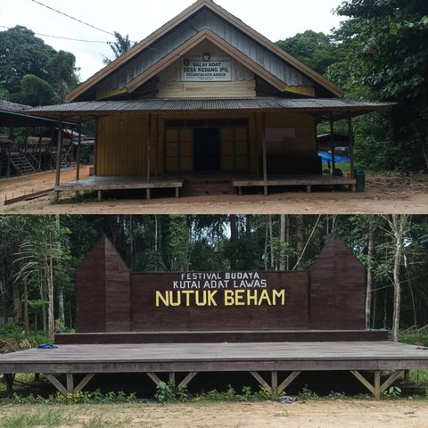 Festival Budaya Kutai Adat Lawas Nutuk Beham yang menjadi simbol tradisi Suku Kutai di Desa Kedang Ipil, Kecamatan Kota Bangun Darat, Kabupaten Kutai Kartanegara. Foto: Sultan Arya Syahbana (Dokumentasi Pribadi)