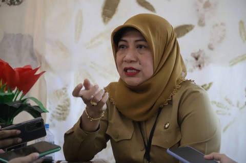Kepala Dinas Ketahanan Pangan dan Pertanian (DKPP) Kota Surabaya, Antiek Sugiharti. Foto: Dok. Basra