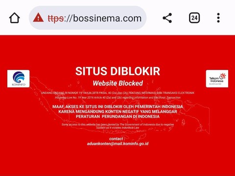Website streaming berlangganan milik rumah produksi film porno di Jaksel, telah diblokir Kominfo. Foto: Dok. Istimewa