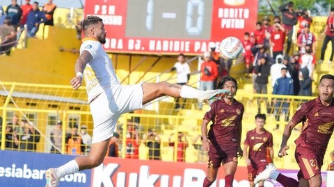 PSM Makassar vs Barito Putera saat putaran pertama di Liga 1. Foto: Dok. Media Barito Putera