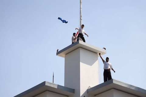 Drama kolosal perobekan bendera di Hotel Majapahit akan digelar hari Minggu (17/9) sore. Foto: Diskominfo Surabaya