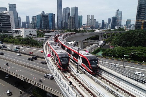 Kereta LRT. Foto: Dok. KAI