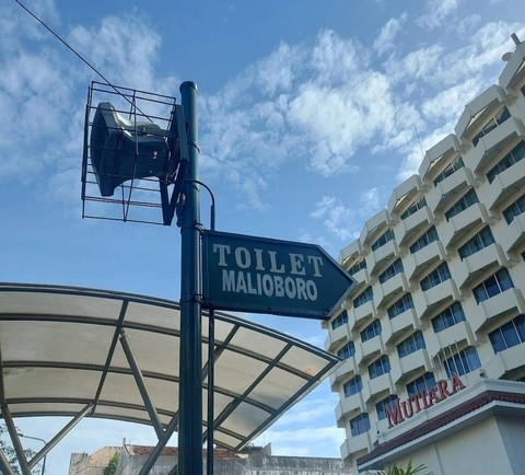 Papan petunjuk toilet Malioboro. Foto: Pemkot Jogja