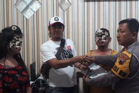 Polisi tangkap pelaku tabrak lari di Pekalongan. Foto: Polres Pekalongan